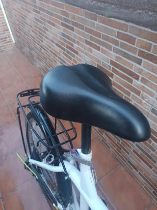 Bicicleta Plegable Blanca
