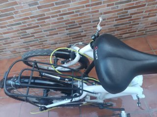 Bicicleta Plegable Blanca