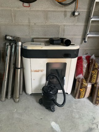 Estufa de Pellet Blanca