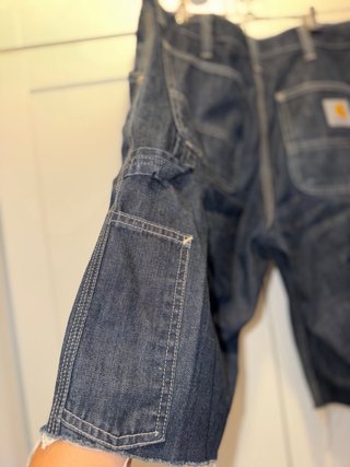 Carhartt W26 jorts vaqueros carpenter cargo vintag