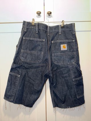 Carhartt W26 jorts vaqueros carpenter cargo vintag