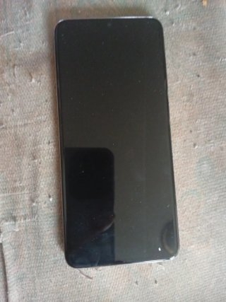 Teléfono móvil negro