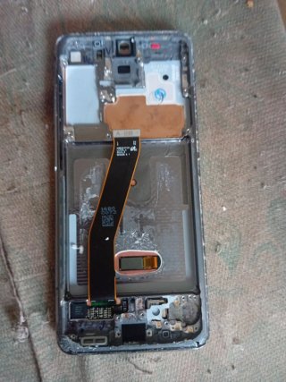 Teléfono móvil negro