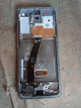 Teléfono móvil negro