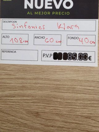 Cómoda Simfonier 5 cajones