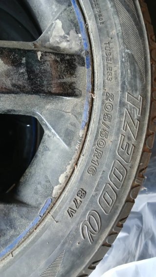 Llantas negras a pintar