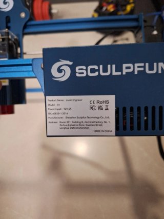 Grabador Láser SCULPFUN Azul
