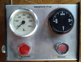Pirostato TT-23 con termómetro