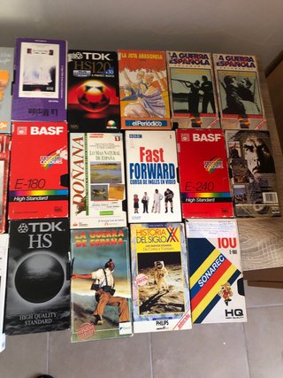 Lote VHS Antiguas Documentales Historia