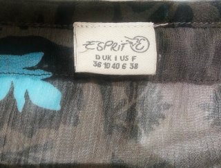 Blusa Esprit Talla L Estampada