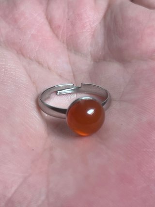 Anello Corniola Pietra Naturale