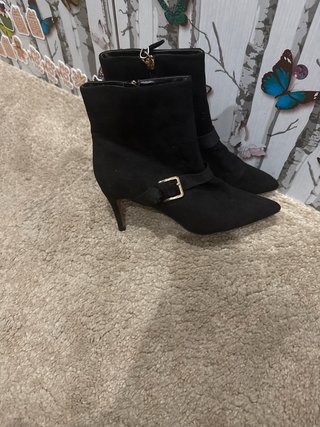 Botines tacón negros verano mujer