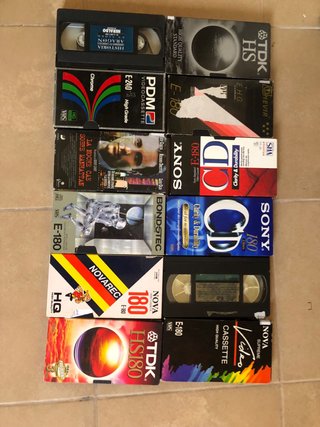 Lote 10 Cintas VHS Antiguas Varias Marcas