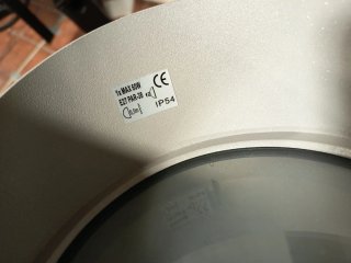 Focos de jardín grises de aluminio inyectado