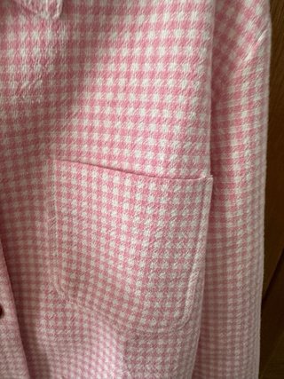 Cazadora Zara cuadros vichy rosa