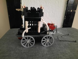 Lego Castle 7092 Skeletons' Prison Carriage.