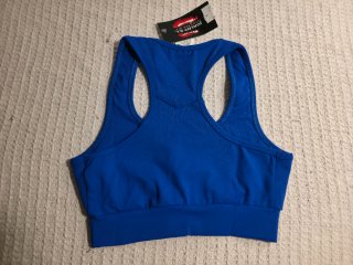 Top deportivo o casual azul talla M