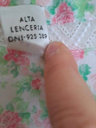 Conjunto Alfayate Bata y Camisón Talla 46