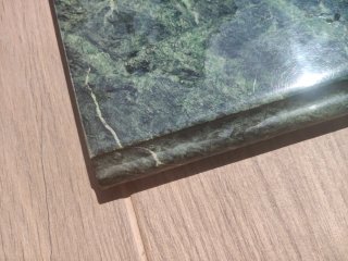 Pieza mármol verde Guatemala o Serpentina