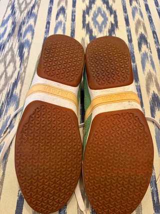 Zapatillas Tommy Hilfiger vintage verde y beige