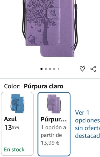 Funda Samsung A14 5G Morada