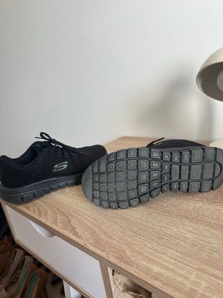 Zapatillas Skechers Negras Mujer