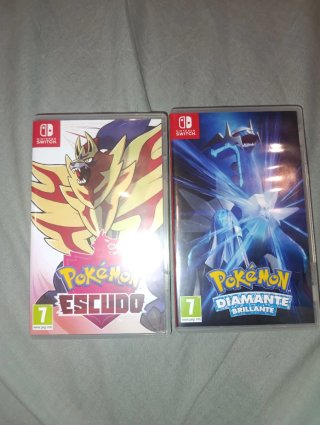 Pack-Pokémon Escudo y Diamante Brillante Switch