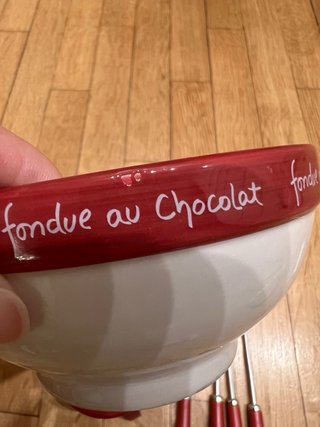 Set fonduta cioccolato