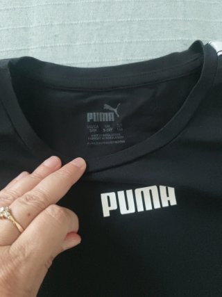 Camiseta Puma Negra niña 8-10años