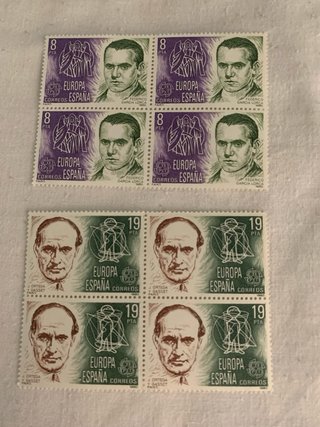 9 series y 17 edifil 68 sellos nuevos, españa 1968