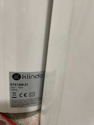 2 Radiadores Eléctricos Bajo Consumo Klindo KTE-21
