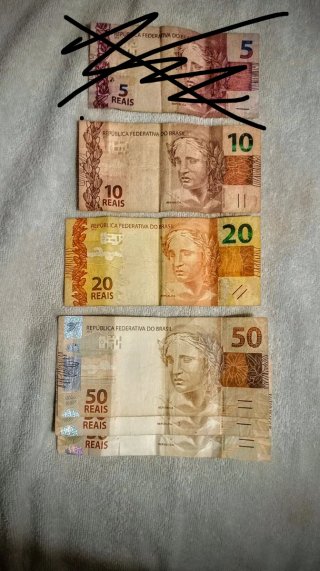 Brasile, varie monete (Real e Centavos)