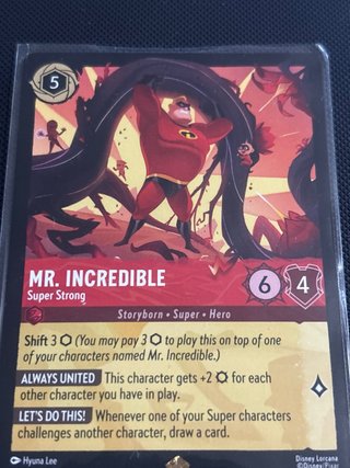 Mr. Incredible - Super Strong Legendaria Lorcana 🇬🇧