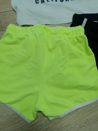 Lote camiseta y 2 shorts TEX 7-8 años