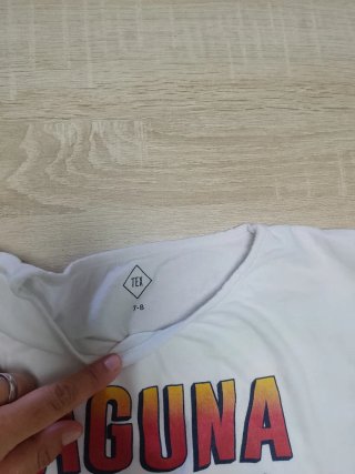 Lote camiseta y 2 shorts TEX 7-8 años