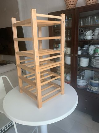 Botellero de madera Ikea, 12€ los dos