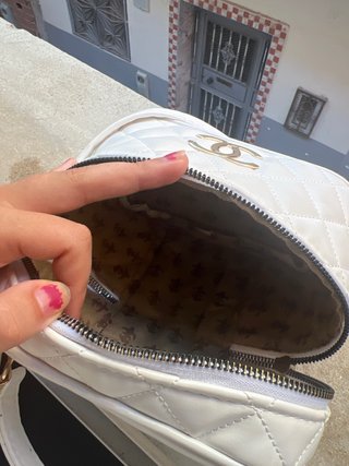 Borsa Chanel Bianca e Dorata
