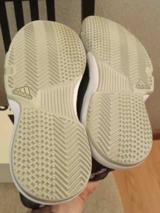 Adidas Talla 41 1/3 Gris y Blanco
