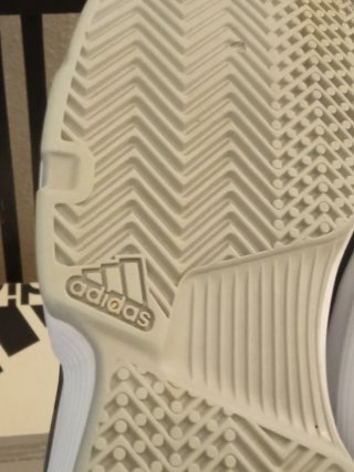 Adidas Talla 41 1/3 Gris y Blanco
