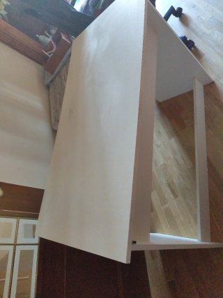 Escritorio madera blanco