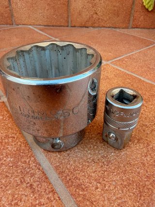 Vaso Irimo 3/4 Hexagonal 50mm + Adaptador