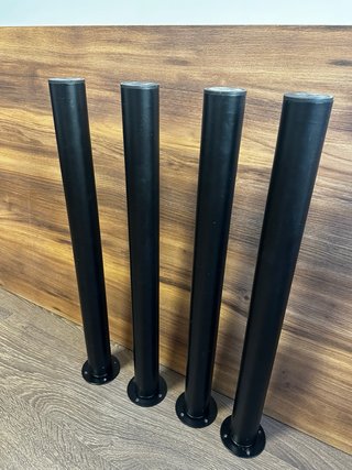 Mesa de escritorio madera y metal