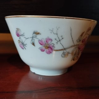1 taza porcelana antiguas floral