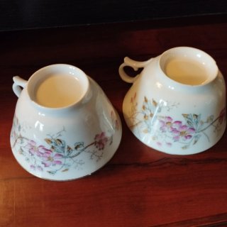 1 taza porcelana antiguas floral