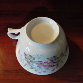 1 taza porcelana antiguas floral