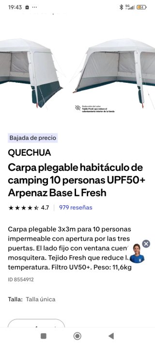 Carpa Arpenaz Base L Fresh