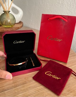 Pulsera Acero Inoxidable Inspiración Cartier Love