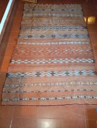 Alfombra Kilim Bereber Marroquí vintage hechoamano