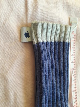 Calcetín Ipod Apple Morado/Gris