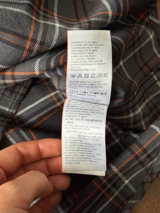 Superdry Vintage Check Camisa Cuadros Navy Azul